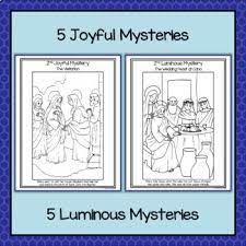 Holy rosary general intention creed. Coloring Pages Of The Rosary By Heaven S Little Helper Teresa Herkel
