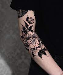 Small Peony Done At Seoul Ink Tattoo Studio Oct 29th 2020 1469487 Floral Tattoo Sleeve Forearm Cover Up Tattoos Feminine Tattoo Sleeves