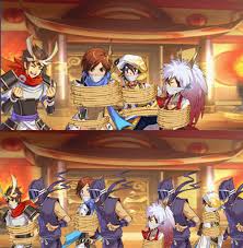 In pokemon conquest, players take on the role of a young warlord who is linked with a pokemon. Pokemon Conquest Hashiba Hostages By Chrisbrewer100 On Deviantart