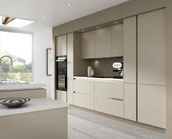Meuble Cuisine Couleur Beige Gris Taupe Idees Handless Kitchen Kitchen Room Design Kitchen Fittings