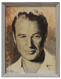 Sold at Auction: George LeRoy Hampton, ROY HAMPTON PORTRAIT PAINTING OF  GARY COOPER