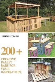 We felt this would comfortably seat 4 bar stools. Pallet Bar Hundreds Of Bar Ideas Made Out Of Pallets 1001 Pallets Outdoor Pallet Bar Diy Outdoor Bar Pallet Outdoor