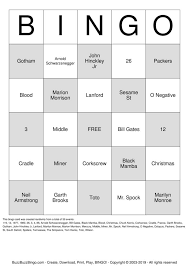Lord robert baden powell • what kind of wood is used to start a fire? Trivia Bingo Cards To Download Print And Customize