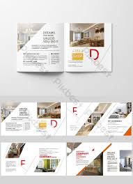 Color Block Style Smart Home Brochure Layout Ai Free Download Pikbest Brochure Layout Brochure Format Brochure