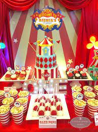In fact, too much effort to match decorations may spoil the random look and feel of a great carnival. Such A Cute Carnival Birthday Cake See More Party Ideas At Catchmyparty Com Carnival Birthday Parties Carnival Themed Party Carnival Birthday Theme