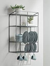 industrial shelf with hooks large in 2020 kitchen wall storage iron furniture shelves made to measure online