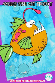 Octopus, octopus squiggling in the water. Angler Fish Craft Project For Kids Craft Play Learn