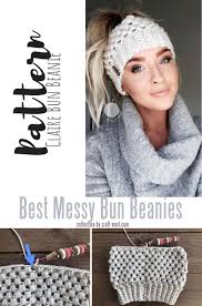 Check out my version of the ponytail or messy bun hat. 12 Easy Patterns For Messy Bun Crochet Hat Craft Mart