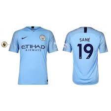 Man city home replica herren trikot. Manchester City Trikot Kinder 2019 Home Pl Sane 19