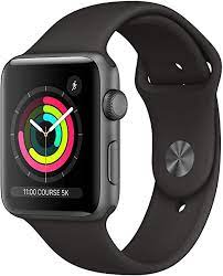 The apple watch series 3 is now two generations old, and does feel a tad dated due to the older, boxier screen shape and display technology. Apple Watch Series 3 Gps 42mm Aluminiumgehause Space Grau Sportarmband Schwarz Amazon De Alle Produkte