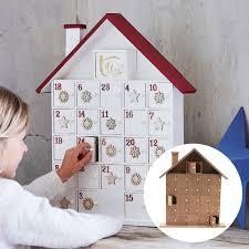 Wooden House Advent Calendar Hobbycraft