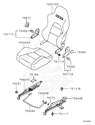 MR635548 - Mitsubishi - Cap, Fr Seat - Nengun Performance