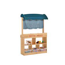 China Kindergarten Wooden Modern Furniture Wooden Puppets Role Play Workstation Dramatic Wooden Play Toy For Baby Wooden Reading And Play Area Furniture For Kids China Dramatic Play Kids Furniture