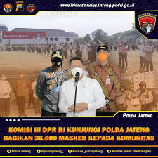Download free jawa tengah vector logo and icons in ai, eps, cdr, svg, png formats. Humas Polda Jawa Tengah Komisi Iii Dpr Ri Kunjungi Polda Jateng Dan Bagikan 36 000 Masker Kepada Komunitas Masyarakat Komisi Iii Dpr Ri Yang Dipimpin Oleh Dr Ir H Adies Kadir S H