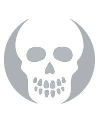 Printable Skull Stencil Skull Stencil Pumpkin Carvings Stencils Halloween Stencils