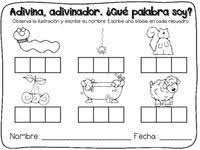 Por lo general, las palabras difíciles tienen letras poco comunes como z o j y solo unas cuantas vocales. 89 Ideas De Adivina Palabras Lectura Y Escritura Primeros Grados Actividades De Escritura