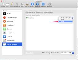 Here's how you do that in chrome: Allowing Pop Ups For Specific Sites Information Technology Elearning