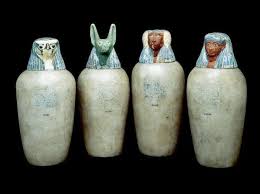 Canopic Jars Of Neskhons Canopic Jars Ancient Egypt Ancient Egyptian Art