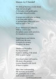 Birthday In Heaven Poem Heaven In A Nutshell Spiritual Poetry Poem For My Mom Prayer Poems Heaven Poems