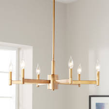 Shop Kichler Lighting Erzo Collection 6 Light Natural Brass Chandelier Overstock 13454572