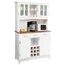 3 out of 5 stars with 10 ratings. Costway Buffet And Hutch Kitchen Storage Cabinet Cupboard W Wine Rack Drawers White Target