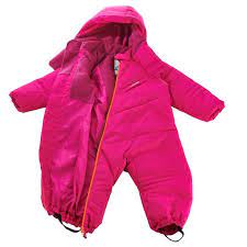 100% polyester (extérieur) et duvet (intérieur). Combinaison Pilote De Ski Luge Bebe Warm Lugik Decathlon