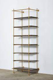 Amuneal S Collector S 1 Bay Shelving Unit Shelving Unit Shelving Brass Shelving