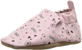 Robeez Girls Soft Soles Crib Shoe Girly Girl Potpourri 0 6 Months M Us Infant