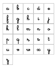Un Jeu De Memory Pour Distinguer Les Cursives Et Scriptes Minuscules Cursive Lettres Cursives Scripte