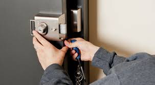 2 ⅜ from the edge of the door is a common measurement, but it can vary between brands of locks. Why You Should Hire A Locksmith To Install A Deadbolt Unlock Indy