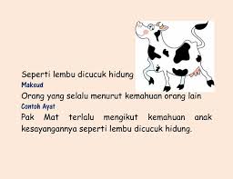 Selaput lendir tersebut bisa membengkak dan kadang saat bercermin melihat ke bagian lubang hidung, akan nampak seperti daging berbentuk bundar yang berwarna kemerahan. Peribahasa Seperti Lembu Dicucuk Hidung Ashyy On Twitter Yes Me Penggunaannya Yang Sesuai Bahkan Memberi Nilai Tambah Dalam Pemarkahan Penulisan Kita Manh Jip