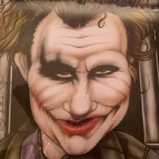 Framed Joker Fan Art Print, signed by artist. Heath Ledger '08 , The Dark  Knigh Art Prints