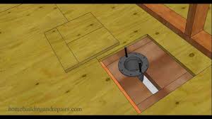 How to install tile on a bathroom floor. How To Replace Damaged Subflooring Under Toilet Home Repairs Youtube
