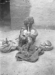 Snake Charmer With Cobra India Snake Charmer Year Of The Snake Culture Art