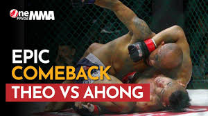 Ahong mengaku kecewa karena sabuk kelas welter tidak bisa dipertahankan oleh theo. Darah Ngucur Theodorus Ginting Vs Rudy Ahong Gunawan Laga Paling Panas One Pride Mma Youtube