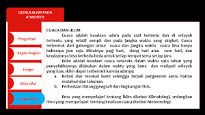 Keadaan udara pada tempat dan waktu tertentu disebut …. Keadaan Udara Pada Suatu Tempat Dalam Waktu Tertentu Disebut Cara Golden
