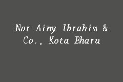 To be among those healing life. Nor Ainy Ibrahim Co Kota Bharu Law Firm In Kota Bharu