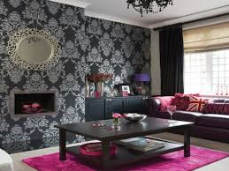 Image Result For Purple Black And Grey Living Room Ideas Black And Silver Living Room Silver Living Room Black Living Room