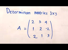 Check spelling or type a new query. Menentukan Determinan Matriks Ordo 3x3 Matematika Sma Youtube