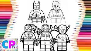 Batman coloring page from batman category. Lego Spiderman Venom Batman Robin Coloring Pages Superheroes Drawing Coloring Pages Tv