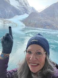 Introducing myself and sharing an Alaska cruise photo