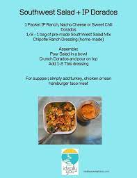 Southwest Salad Ip Dorados Chipotle Ranch Dressing Southwest Salad Salad Mix