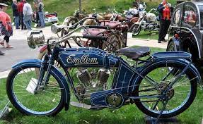1913 Emblem Motorcycle Motorcycle Blue Motorcycle Emblems