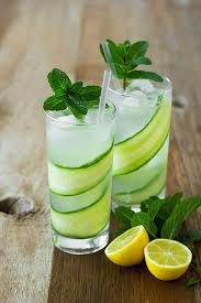 Cucumber Gin Fizz With Basil Mint Bright Eyed Baker Liqueurs Recipes Elderflower Liqueur Recipe Gin Fizz