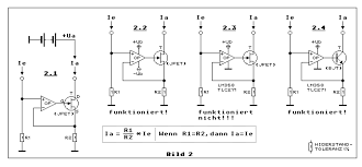Stromspiegel Schaltungen