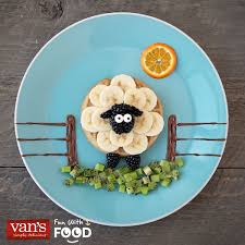 Herd In A Wholesome Breakfast With Baaaa Nana Sheep Waffles Fun Kids Food Food Humor Food Art For Kids