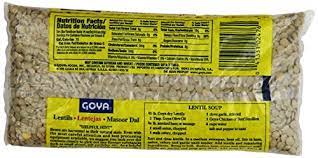 Regular green or brown lentils. Amazon Com Goya Lentils Beans 1 Pound Pack Of 24 Grocery Gourmet Food