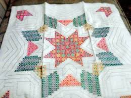 Stamped cross stitch baby quilt kits tutelaeucarestiaorg. Finding Wonderart Stamped Cross Stitch Quilt Blocks Thriftyfun