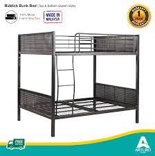 Rely on the metal construction to ensure your children will sleep safely and comfortably in this. Arturo Riddick Double Bunk Bed Double Decker Bed Free Shipping To West Malaysia 3 Items Above Lazada