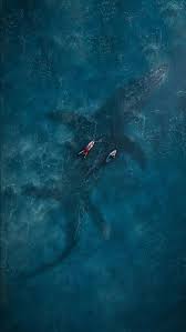 Mosasaurus In Jurassic World Fallen Kingdom Wallpaper A Wallpaper Wallpapers Printed Fan art done by me. mosasaurus in jurassic world fallen